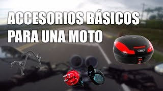 Accesorios básicos para una moto [upl. by Nakre526]