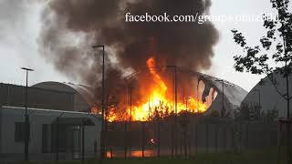 Brand im Recyclinghof der Fa Zeller in Mutterstadt [upl. by Lucey]