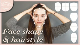 Good hairstyles for your face shape amp how to determine your shape  Justine Leconte [upl. by Adnolay]