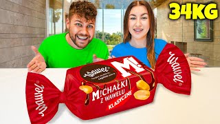 ZROBILIŚMY NAJWIĘKSZEGO MICHAŁKA NA ŚWIECIE 60 000 kcal [upl. by Doralyn327]