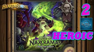 Hearthstone  Curse of Naxxramas  HEROIC  2 Plague Quarter [upl. by Mcspadden]