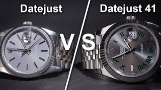 Rolex Datejust 41 Wimbledon 126334 Vs Rolex Datejust 16220 [upl. by Llerral]