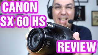 Review Canon SX60 HS BrasilPortuguês PTBR [upl. by Glasgo]