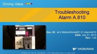 MotionWorks IEC  Absolute Encoder Reset A810 Alarm [upl. by Boyes]