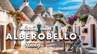 ALBEROBELLO 🇮🇹 ITALY 🇮🇹 walking tour 4k [upl. by Odracir257]