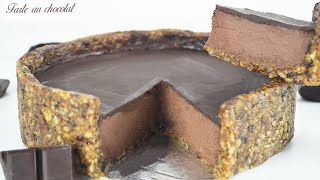 TARTE AU CHOCOLAT  DATTES MEDJOOL ET NOIX [upl. by Stacey163]