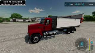 Mack AR Frame Pack  New Mod  Farming Simulator 22 [upl. by Nalra]