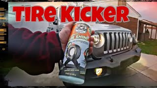 How To Use Chemical Guys Tire Kicker Tire Shine Extra Shiny Tire Dressing [upl. by Ryder]