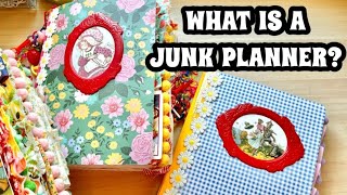 What Is A Junk Planner  How I Use My Junk Journal Planner  Get Organized 2024  Planner Tour [upl. by Nathalia]