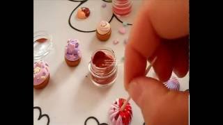 Tutorial per creare la glassa che asciuga allaria polymer clay tutorial [upl. by Hephzibah257]