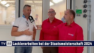 Die Aufgaben im Bereich Lackiererei bei der STAATSMEISTERSCHAFT Fahrzeugtechnik Tirol 2024 [upl. by Brier]