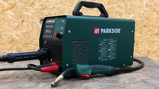 Lidl PARKSIDE ® Multischweißgerät PMSG 200 A1 Multi Welding Machine Flux Wedding without Gas [upl. by Hymen428]