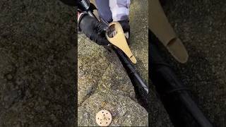 He found an indescribable treasure inside the water hole on the beach 😱  metaldetecting shorts [upl. by Aihsatan]