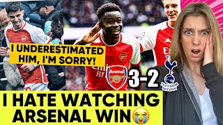 Arsenal Keep Winning😭 Kai Havertz is unstoppable Saka Wow Arsenal 32 Tottenham Reaction [upl. by Nahs]