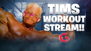 WHAT AN ABSOLUTE UNIT TIMTHETATMAN WORKOUT STREAM HIGHLIGHTS  GuardianCon 2018 [upl. by Martens322]