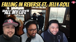 First reaction to Falling In Reverse  quotAll My Life feat Jelly Rollquot  This is fun [upl. by Ronacin448]