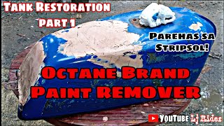 Tank Paint amp Body Filler Removal [upl. by Frayne]