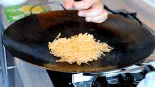 Steak Eggs and Hashbrowns cooked in a wok [upl. by Roach]