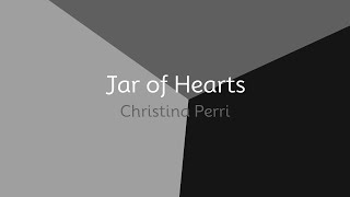 Christina Perri  Jar of Hearts lyrics [upl. by Reteip864]