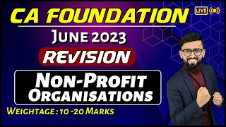 One Shot  NPO  CA Foundation Accounts  CA Hardik Manchanda [upl. by Hathaway274]