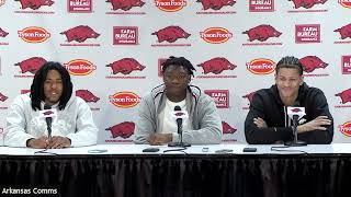 Razorback Basketball Players Speak About Arkansas Basketball Summer Workouts [upl. by Ycniuqed407]