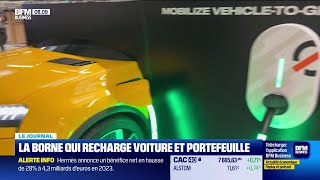 La borne qui recharge voiture et portefeuille [upl. by Lubbock]