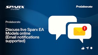 Discuss live Sparx EA Models online Email notifications supported [upl. by Aihtibat]