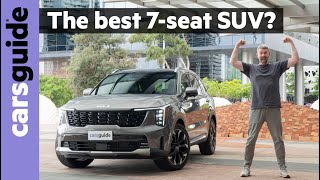 Kia Sorento 2024 review Major facelift for Hyundai Santa Fe rival heats up 7seat SUV competition [upl. by Kotta350]