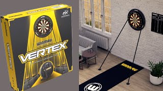 WINMAU VERTEX DARTBOARD STAND REVIEW [upl. by Neffirg]