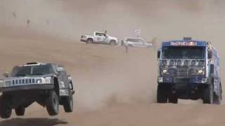 Rally Dakar 2010  Robby Gordon vs Vladimir Chagin [upl. by Clower54]