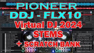 Pioneer DDJFLX10  Virtual DJ 2024 Mapeo Personalizado WINDOWSMACby Franklin Carua DJ [upl. by Aidin]