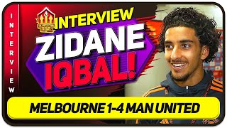 Zidane Iqbal Talks to United Stand Man Utd News [upl. by Nesyla986]