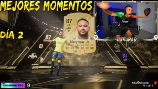 DjMaRiiO MEJORES MOMENTOS EN EL DIA 2 EN EA SPORTS FC 25 [upl. by Ardnaiek]