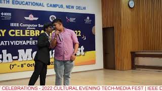 IEEE Day Celebrations  Standup Comedy  Aggra Pratap Singh [upl. by Zetram]