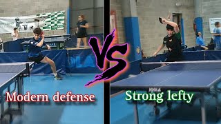 Intense match against a strong lefty🥵  tournament match [upl. by Carn]