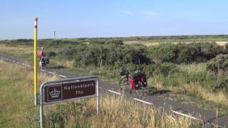 Radfahren auf dem Nordseeküstenradweg DK [upl. by Gomez]