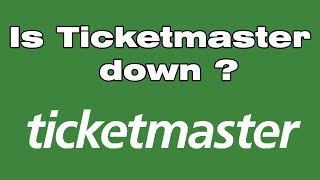 Why is ticketmaster crashing  ticketmaster 500 internal server error [upl. by Eeliab]