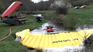 🚒 SDIS 15  Cantal  créer un Point dAspiration Mobile avec Motopompe et WaterGate [upl. by Atteiluj]