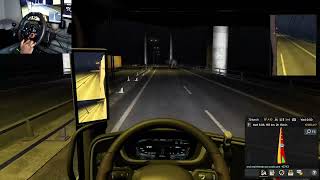 Helsingborg to Gedser  Euro Truck Simulator 2  Logitech g29 [upl. by Ellesor28]