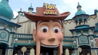 Toy Story Mania in Japanese Complete Ride POV Tokyo DisneySea Japan [upl. by Hirsh]