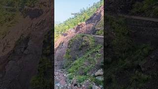 Landslide Work  reasi to mahore road landslide vlog indiantruckinglife travel nature shorts [upl. by Beckman613]