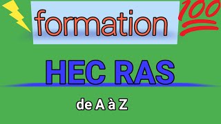 FORMATION HEC RAS COMPLET [upl. by Elconin875]