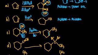 What are the missing reagents McMurry 6th Chapter 8 Problem 31 [upl. by Stricklan]