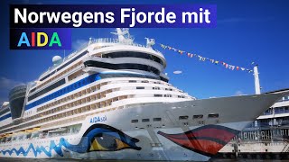 Norwegens Fjorde  Die schönste Aida Kreuzfahrt Deines Lebens ab Hamburg ⚓😍 [upl. by Chaing]