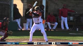 Davenport vs Lourdes NAIA Baseball [upl. by Sivraj]