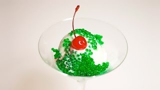 Molecular Gastronomy  Mint Caviar Recipe [upl. by Kanter]