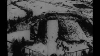 GarmischPartenkirchen 1952 Skispringen Skijumping [upl. by Yborian]