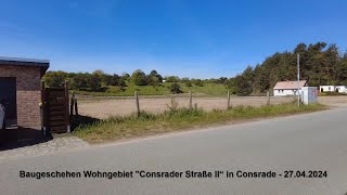 27042024  Baufortschritt Wohngebiet quotConsrader Straße II“ in Consrade [upl. by Ahsemrak]