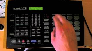 Roland R70 Drum Machine Demo [upl. by Lubeck]