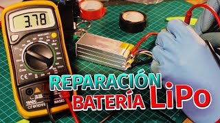 Reparación de bateria lipo  de 4S a 3S [upl. by Adnauq769]